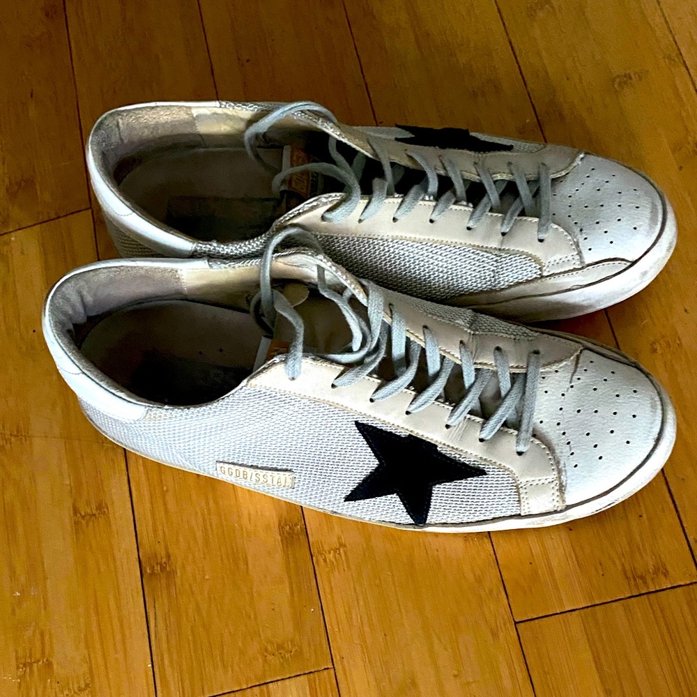 Golden Goose sneakers.